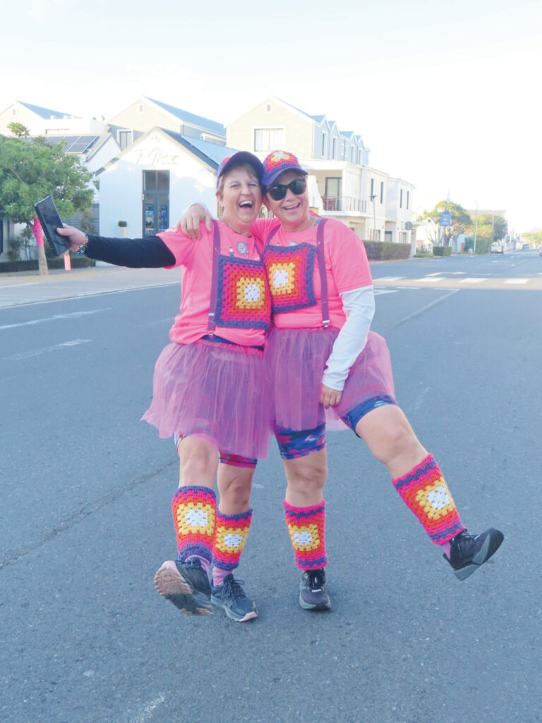 Walking for animals in silly socks