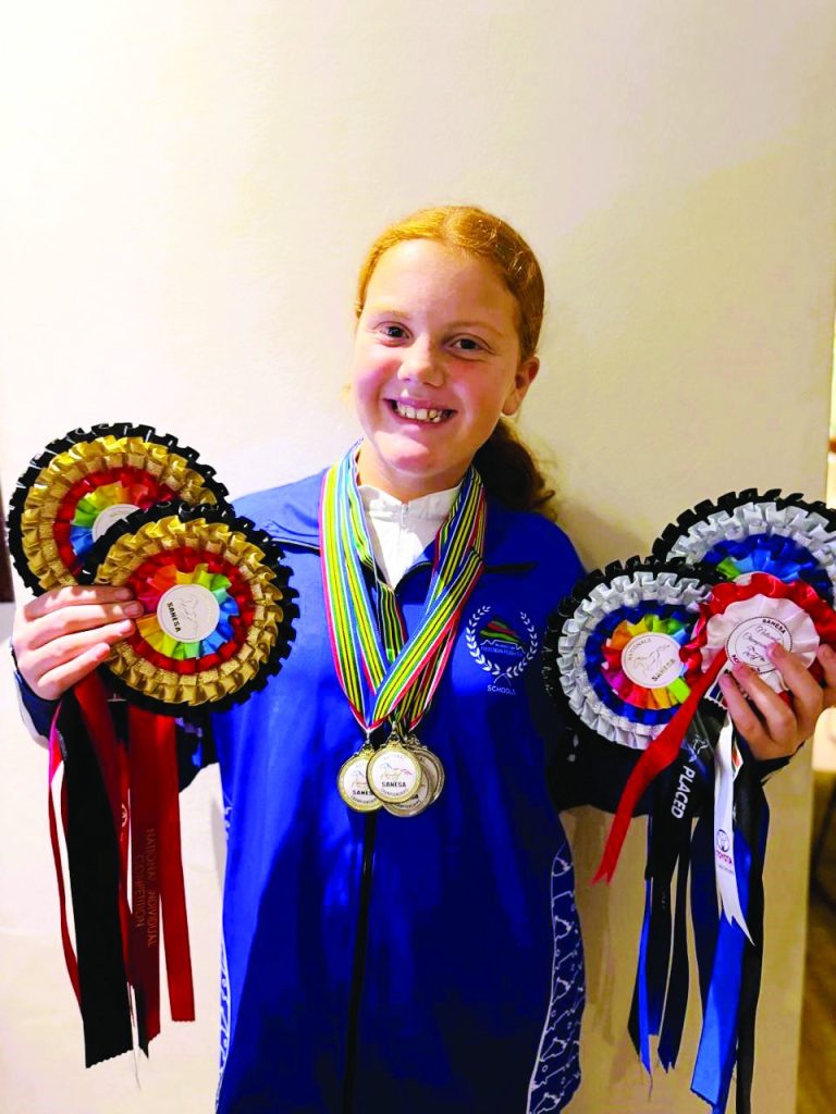 Young rider beats the odds